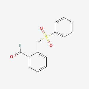 B1589730 2-(Phenylsulfonylmethyl)benzaldehyde CAS No. 468751-38-4