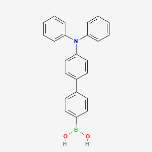 molecular formula C24H20BNO2 B1589731 硼酸，[4'-(二苯氨基)[1,1'-联苯]-4-基]- CAS No. 668493-36-5
