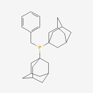 molecular formula C27H37P B1589746 二(1-金刚烷基)苄基膦 CAS No. 395116-70-8