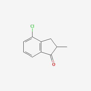 molecular formula C10H9ClO B1589751 4-Chloro-2-methyl-2,3-dihydro-1H-inden-1-one CAS No. 245653-50-3