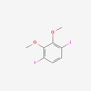 molecular formula C8H8I2O2 B1589753 1,4-Diiodo-2,3-dimethoxybenzene CAS No. 51560-25-9