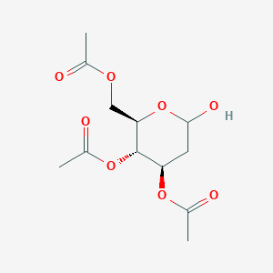 molecular formula C12H18O8 B1589758 3,4,6-三-O-乙酰基-2-脱氧-D-吡喃葡萄糖 CAS No. 69503-94-2