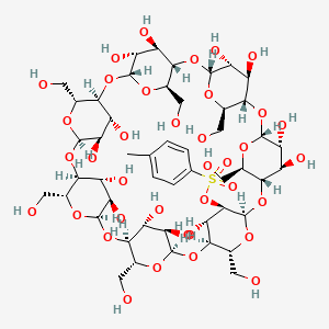 B1589766 Mono-2-O-(p-toluenesulfonyl)-beta-cyclodextrin CAS No. 84216-71-7