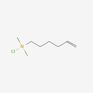 molecular formula C8H17ClSi B1589767 5-己烯基二甲基氯硅烷 CAS No. 30102-73-9