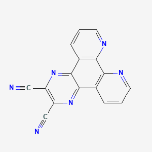 B1589770 Pyrazino[2,3-f][1,10]phenanthroline-2,3-dicarbonitrile CAS No. 215611-93-1