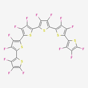 molecular formula C24F14S6 B1589777 Perfluoro-alpha-sexithiophene CAS No. 347838-21-5