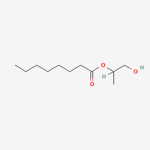 molecular formula C11H22O3 B1589786 Propylene glycol 2-caprylate CAS No. 154747-99-6