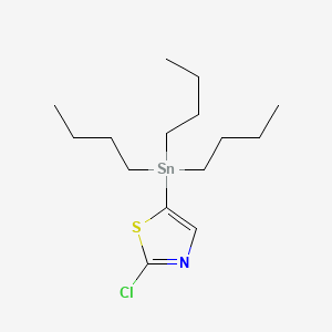 molecular formula C15H28ClNSSn B1589789 2-Chloro-5-(tributylstannyl)thiazole CAS No. 889672-73-5