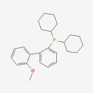 molecular formula C25H33OP B1589798 2-(二环己基膦基)-2'-甲氧基联苯 CAS No. 255835-82-6