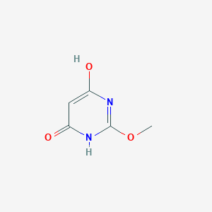 molecular formula C5H6N2O3 B158980 2-Methoxypyrimidine-4,6-diol CAS No. 1758-98-1