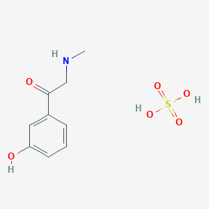 B1589819 1-(3-Hydroxyphenyl)-2-(methylamino)ethanone sulfate CAS No. 679394-62-8