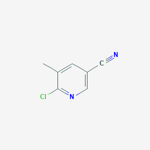 molecular formula C7H5ClN2 B1589823 6-氯-5-甲基烟酰腈 CAS No. 66909-33-9
