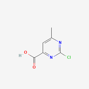 molecular formula C6H5ClN2O2 B1589829 2-氯-6-甲基嘧啶-4-羧酸 CAS No. 89581-58-8