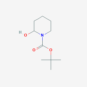 molecular formula C10H19NO3 B1589834 Tert-butyl 2-hydroxypiperidine-1-carboxylate CAS No. 86953-81-3
