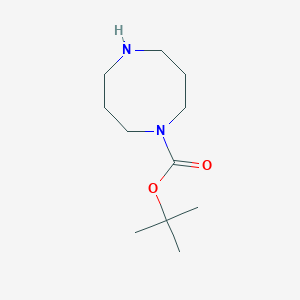 molecular formula C11H22N2O2 B1589846 叔丁基 1,5-二氮杂环己烷-1-羧酸酯 CAS No. 223797-64-6