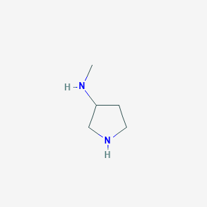 molecular formula C5H12N2 B1589858 3-(Methylamino)pyrrolidine CAS No. 83030-08-4