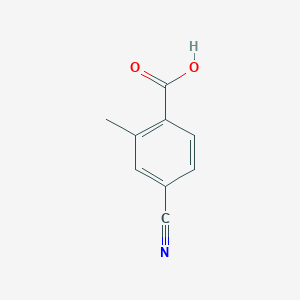 molecular formula C9H7NO2 B1589861 4-氰基-2-甲基苯甲酸 CAS No. 1975-53-7