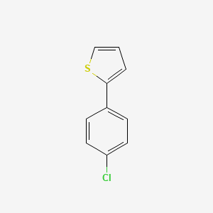 molecular formula C10H7ClS B1589866 2-(4-Chlorophenyl)thiophene CAS No. 40133-23-1