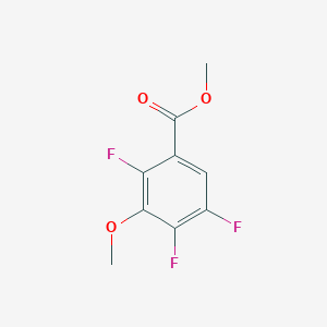 molecular formula C9H7F3O3 B158987 3-甲氧基-2,4,5-三氟苯甲酸甲酯 CAS No. 136897-64-8