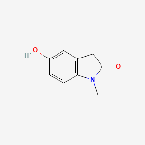 molecular formula C9H9NO2 B1589872 5-Hydroxy-1-methylindolin-2-one CAS No. 6062-24-4
