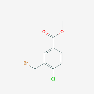 molecular formula C9H8BrClO2 B1589878 3-(溴甲基)-4-氯苯甲酸甲酯 CAS No. 220464-68-6