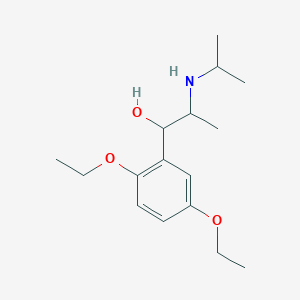 B158988 1-(2,5-Diethoxyphenyl)-2-(propan-2-ylamino)propan-1-ol CAS No. 1907-66-0
