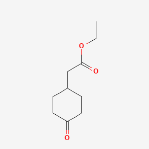 molecular formula C10H16O3 B1589909 Ethyl 2-(4-oxocyclohexyl)acetate CAS No. 58012-34-3