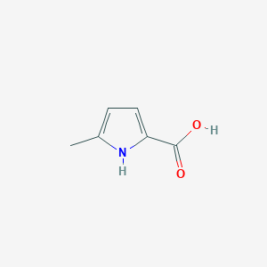 molecular formula C6H7NO2 B1589917 5-甲基-1H-吡咯-2-羧酸 CAS No. 3757-53-7