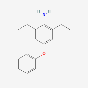 molecular formula C18H23NO B1589930 4-苯氧基-2,6-二异丙基苯胺 CAS No. 80058-85-1