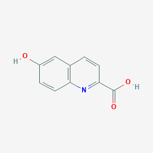 molecular formula C10H7NO3 B1589934 6-Hydroxyquinoline-2-carboxylic acid CAS No. 75434-18-3