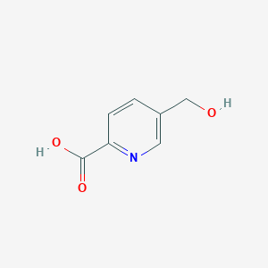 molecular formula C7H7NO3 B1589940 5-(Hydroxymethyl)picolinic acid CAS No. 39977-41-8