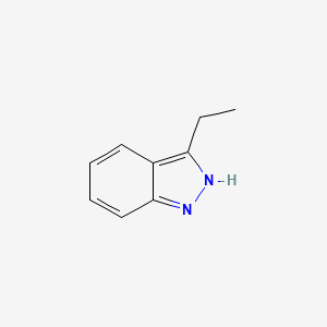 molecular formula C9H10N2 B1589951 3-ethyl-1H-indazole CAS No. 4498-71-9