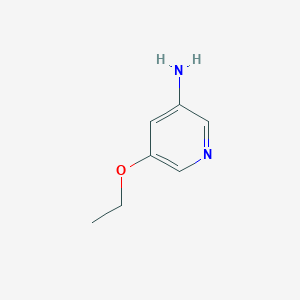 molecular formula C7H10N2O B1589952 3-氨基-5-乙氧基吡啶 CAS No. 51468-00-9