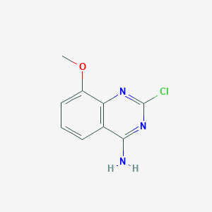 molecular formula C9H8ClN3O B1589954 2-Chloro-8-methoxyquinazolin-4-amine CAS No. 61948-65-0