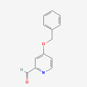 molecular formula C13H11NO2 B1589955 4-(Benzyloxy)picolinaldehyde CAS No. 63071-14-7