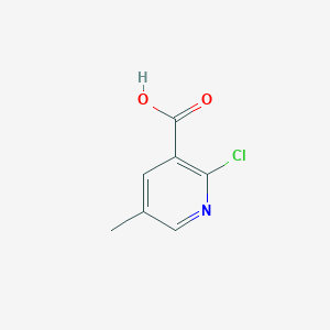 molecular formula C7H6ClNO2 B1589962 2-氯-5-甲基烟酸 CAS No. 66909-30-6