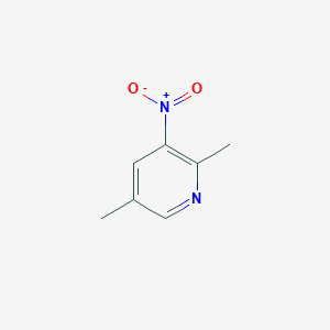 molecular formula C7H8N2O2 B1589988 2,5-二甲基-3-硝基吡啶 CAS No. 52381-06-3