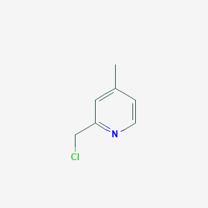 molecular formula C7H8ClN B1589990 2-(Chloromethyl)-4-methylpyridine CAS No. 38198-16-2