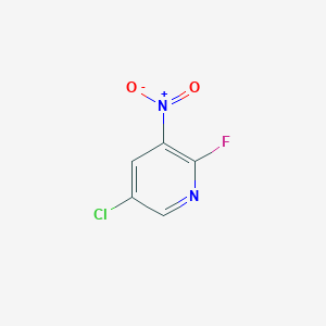 molecular formula C5H2ClFN2O2 B1589999 5-Chloro-2-fluoro-3-nitropyridine CAS No. 60186-16-5