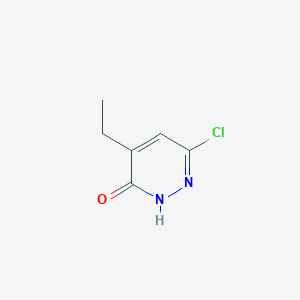 molecular formula C6H7ClN2O B1590003 6-氯-4-乙基哒嗪-3(2H)-酮 CAS No. 61404-49-7