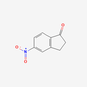 molecular formula C9H7NO3 B1590004 5-硝基-2,3-二氢-1H-茚-1-酮 CAS No. 22246-24-8
