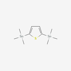 molecular formula C10H20SSn2 B1590012 2,5-Bis(trimethylstannyl)thiophene CAS No. 86134-26-1