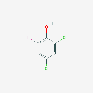 molecular formula C6H3Cl2FO B1590019 2,4-二氯-6-氟苯酚 CAS No. 344-21-8