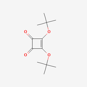 molecular formula C12H18O4 B1590033 3,4-二(叔丁氧基)-3-环丁烯-1,2-二酮 CAS No. 66478-66-8