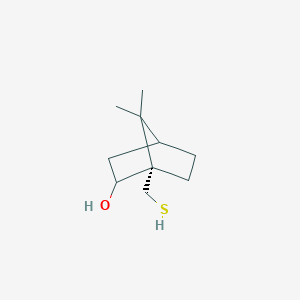 molecular formula C10H18OS B1590046 (1S)-1-(巯基甲基)-7,7-二甲基双环[2.2.1]庚烷-2-醇 CAS No. 71242-59-6