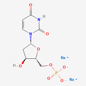 molecular formula C9H11N2Na2O8P B1590059 2'-脱氧尿苷酸二钠 CAS No. 42155-08-8