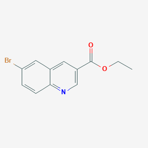 molecular formula C12H10BrNO2 B1590062 6-溴喹啉-3-羧酸乙酯 CAS No. 481054-89-1
