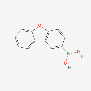 molecular formula C12H9BO3 B1590063 二苯并[b,d]呋喃-2-硼酸 CAS No. 402936-15-6