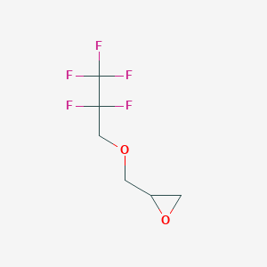 molecular formula C6H7F5O2 B1590064 2-(2,2,3,3,3-五氟丙氧甲基)环氧乙烷 CAS No. 706-89-8