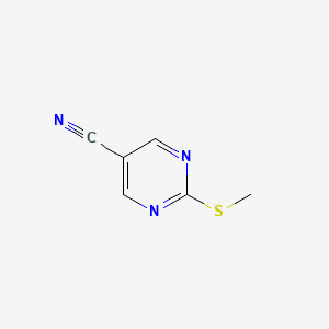 B1590088 2-(Methylthio)pyrimidine-5-carbonitrile CAS No. 38275-43-3